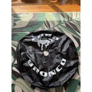 Ford Bronco Spare Tire Cover Black Vinyl Graphic Logo Car Auto Accessory